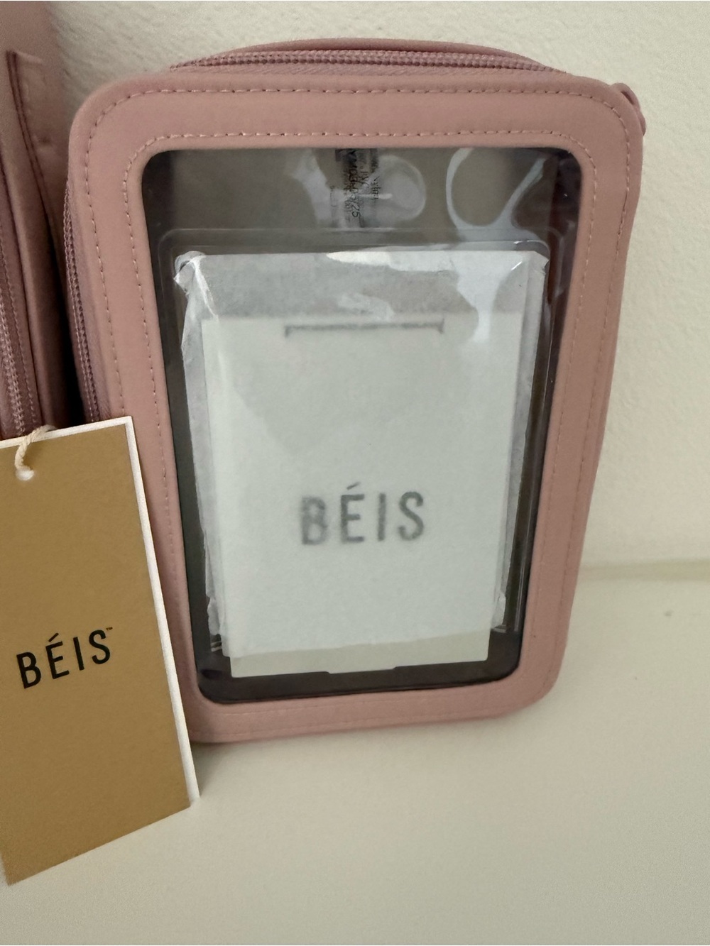 BEIS Pink Atlas In-Flight Cosmetic Cases - Picture 2 of 8